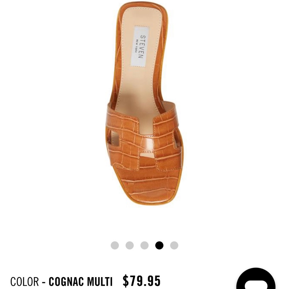 STEVE MADDEN HADYN COGNAC MULTI SANDAL